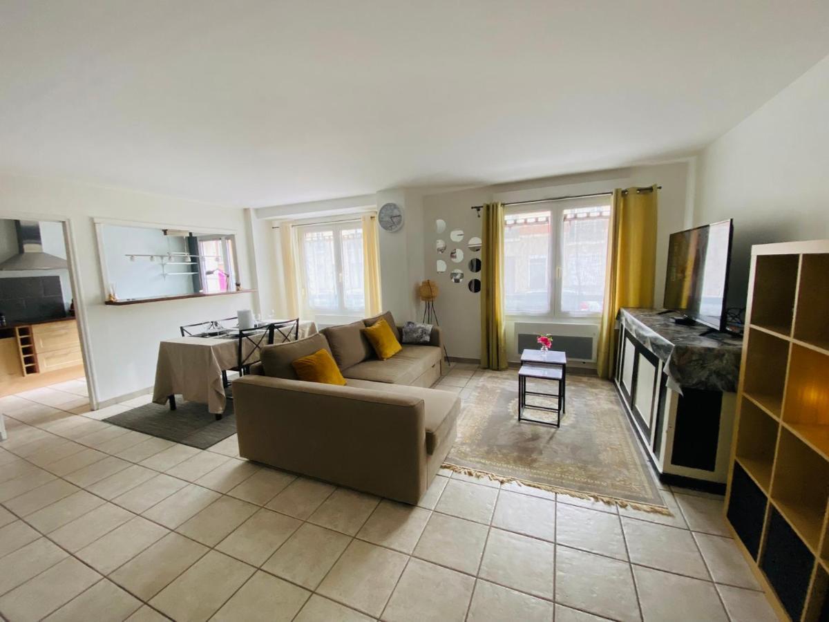 Parking & 100M2 En Plein Centre Ville Apartment Reims Bagian luar foto
